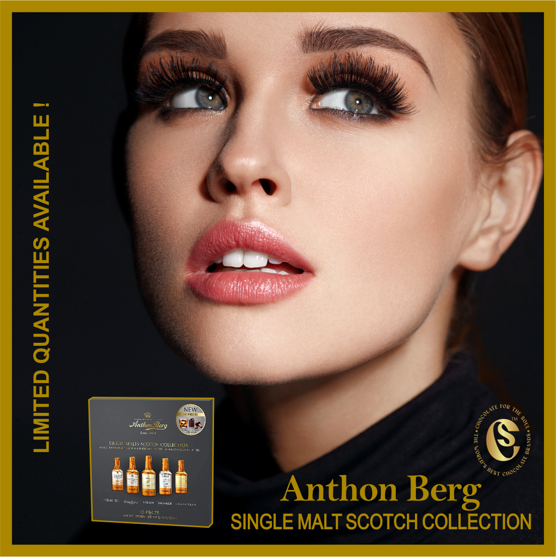 Anthon Berg Chocolate Liqueur Single Malts 10 pc 155g