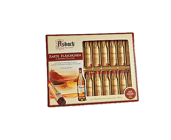Asbach Pralinen Finest Bitter Sweet Chocolate with Brandy Filling 250g