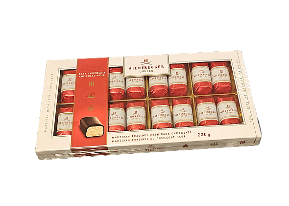 Niederegger Lubeck Marzipan Pralines with Dark Chocolates 200g