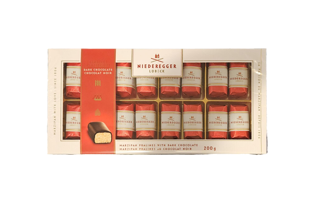 Niederegger Lubeck Marzipan Pralines with Dark Chocolates 200g