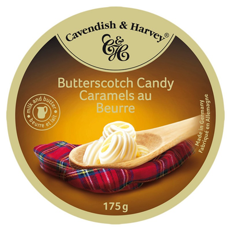 Cavendish & Harvey Butterscotch Candy Tin 175g