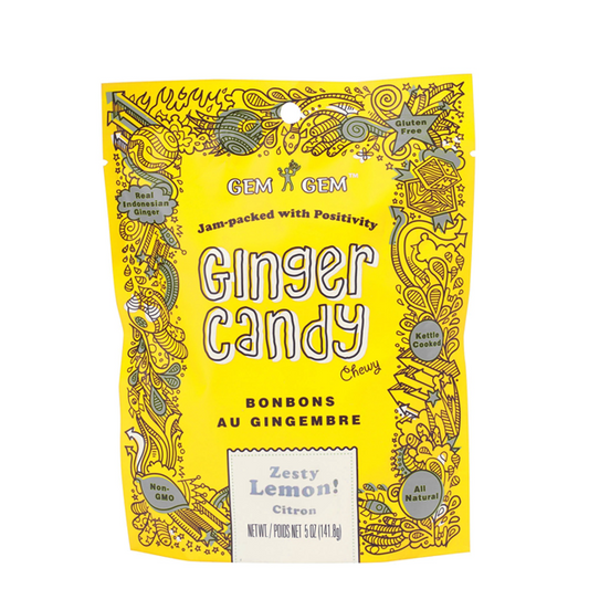 Gem Gem Lemon Ginger Candy-100g