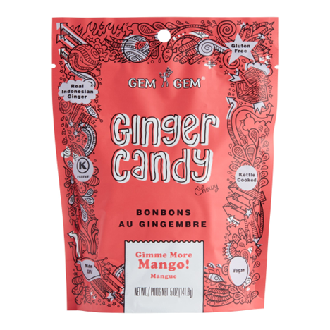 Gem Gem Mango Ginger Candy-100g