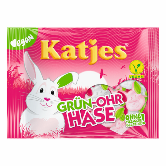 Katjes Green Ear Bunny Marshmallow Gummies-175g