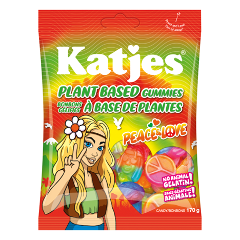 Katjes Peace & Love Plantbased Gummies-170g