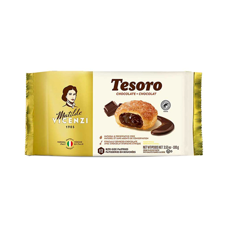Matilde Vincenzi  Tesoro Chocolate Cream-Filled Chocolate Pastry-100g