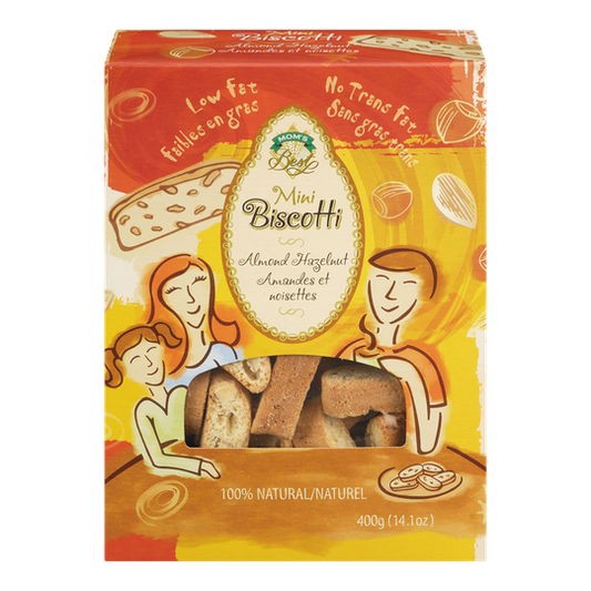 Mom's Best Almond Hazelnut Mini-Biscotti-400g