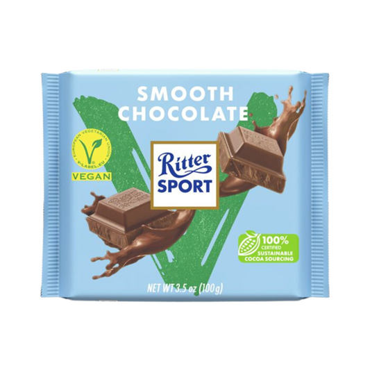Ritter Sports Smooth Chocolate Vegan 100g (3 pack sizes)