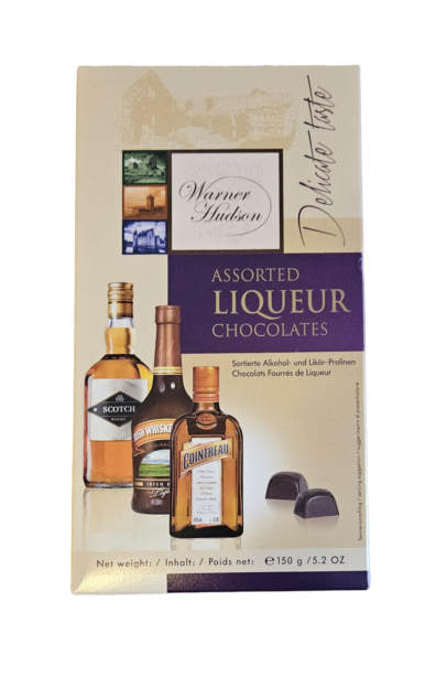 Warner Hudson Assorted Liqueur Chocolates 150g