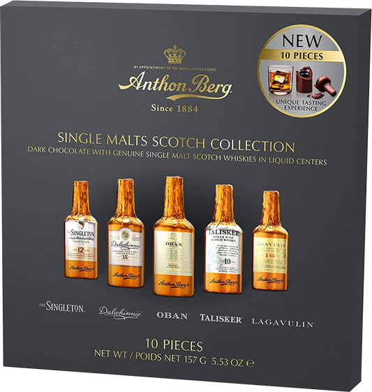 Anthon Berg Chocolate Liqueur Single Malts 10 pc 155g