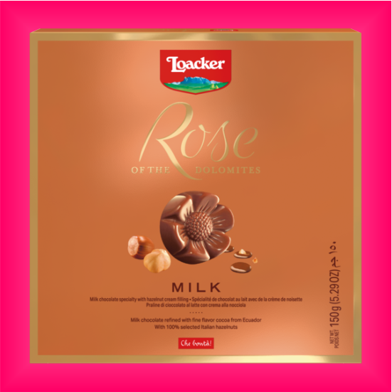 Loacker Rose of the Dolomites Gift Box Milk - 150g