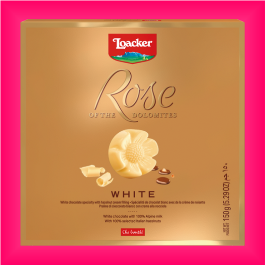 Loacker Rose of the Dolomites Gift Box White - 150g