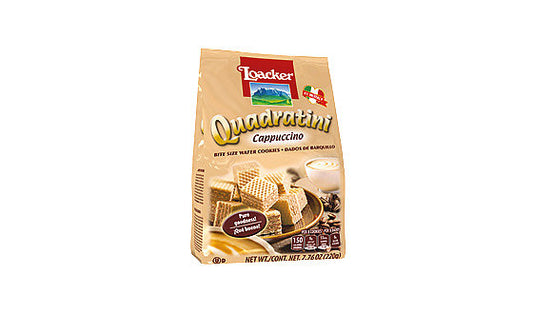 Loacker Quadritini Cappuccino 220g 6pk